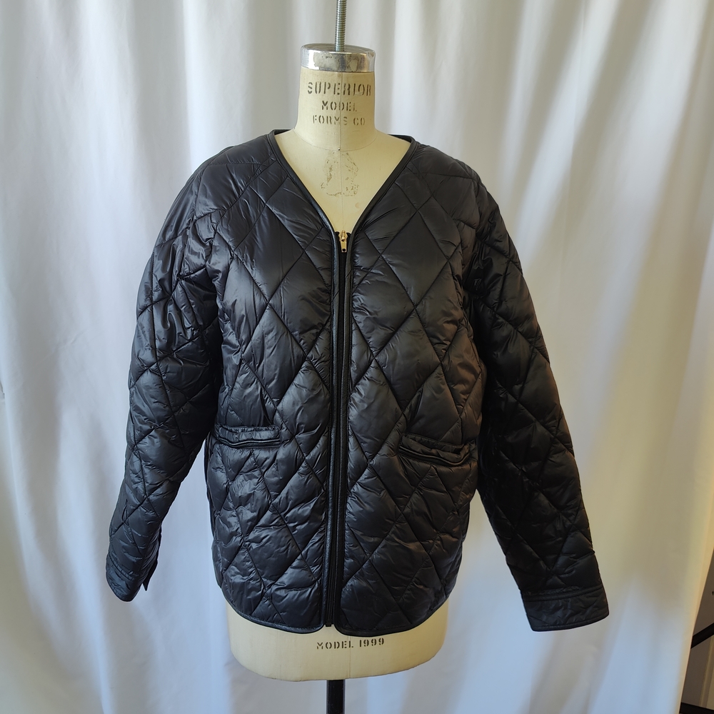 Black Quilted Women's Jacket